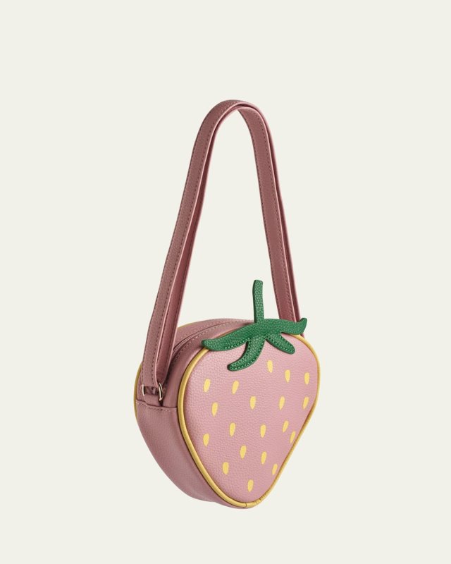 Girl's Strawberry-Shaped Crossbody Bag